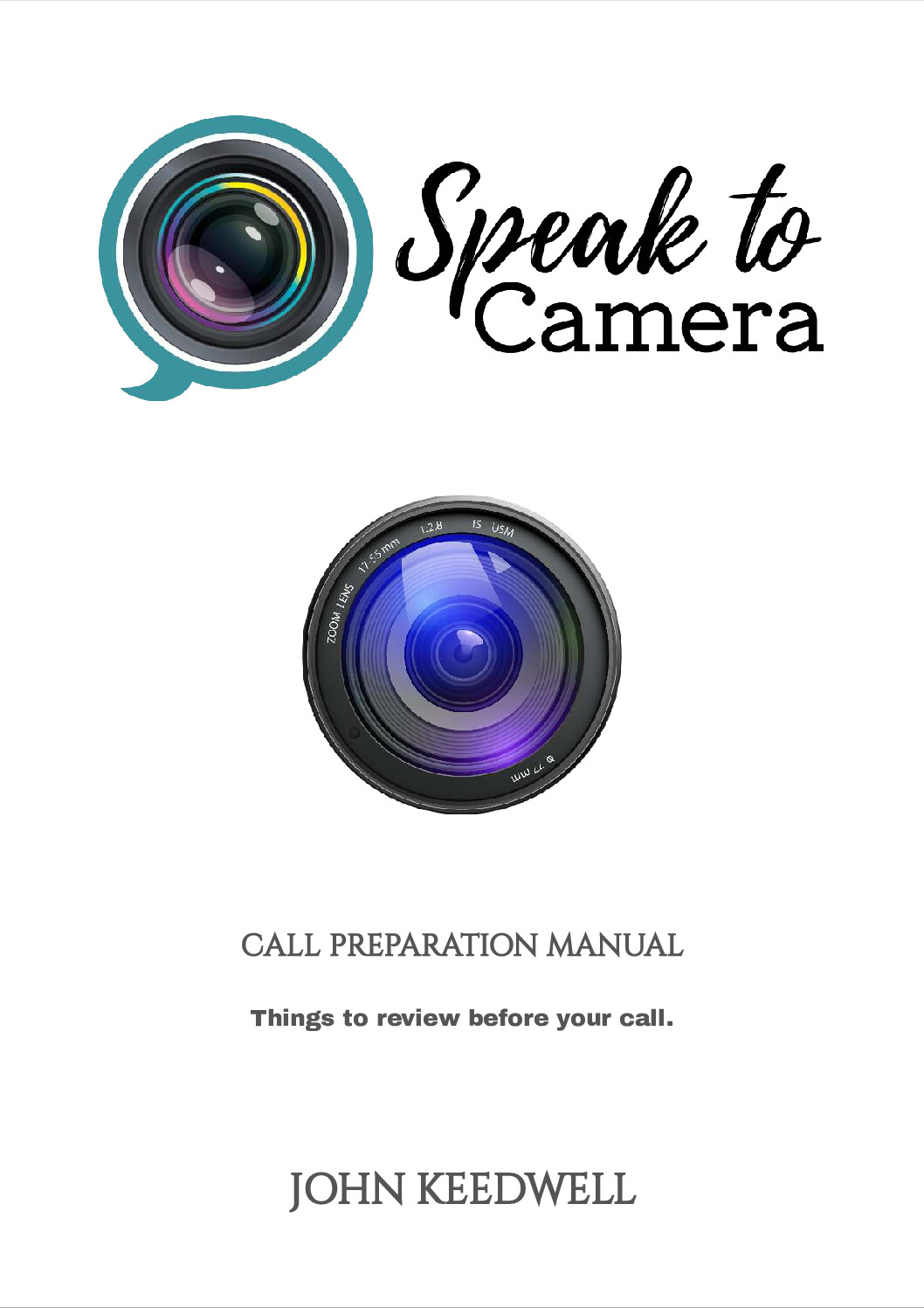 Speak to camera downloads page. The image is a downloadable link to download a PDF information booklet